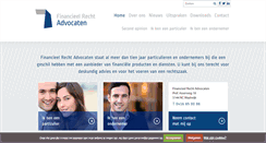 Desktop Screenshot of financieelrechtadvocaten.com